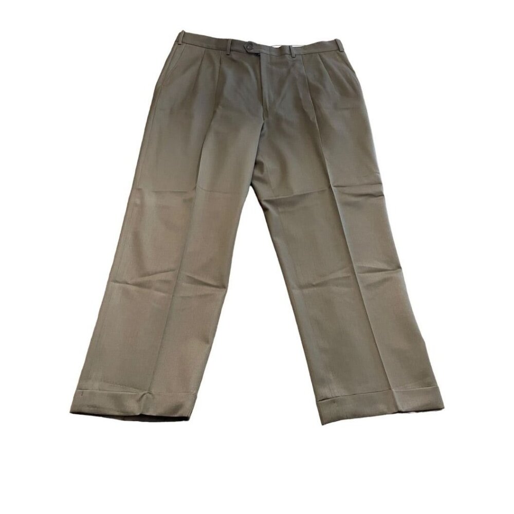 Size 40R JB Britches  Nordsrom Mens Cuffed Pleated Winston Dress Pants Worsted W